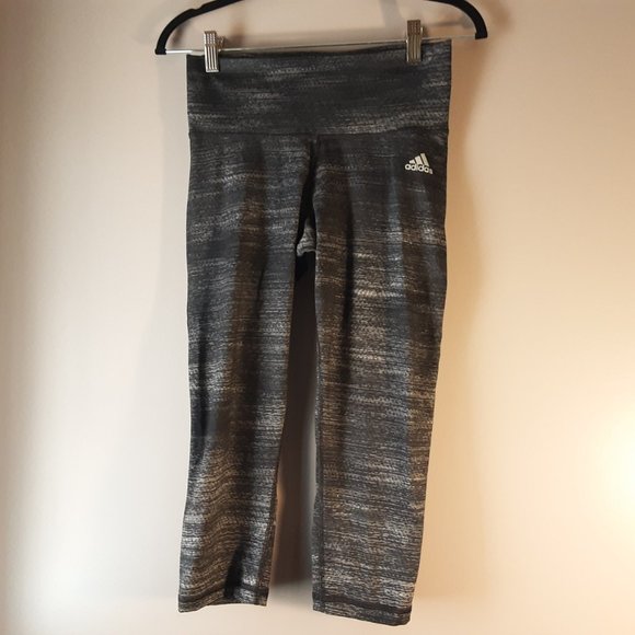 🌞 adidas Climalite Mid-Rise Crop Leggings, S - Picture 2 of 16